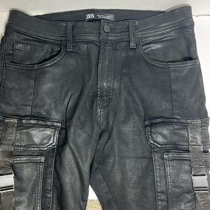 Zara Men moto style cargo jeans